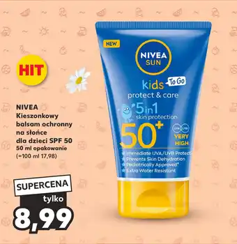 Kaufland NIVEA Kieszonkowy balsam ochronny na słońce dla dzieci SPF 50 50ml oferta