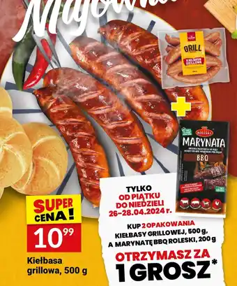 Twój Market Kiełbasa grillowa, 500 g oferta