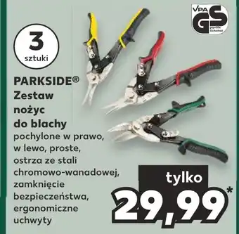 Kaufland PARKSIDE Zestaw nożyc do blachy 3szt. oferta