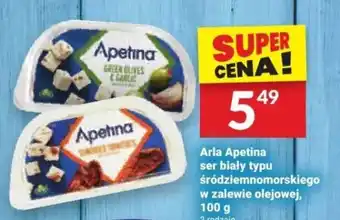 Twój Market Arla Apetina ser biały typu śródziemnomorskiego w zalewie olejowej, 100 g oferta