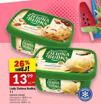 Twój Market Lody Zielona Budka, 1 l oferta