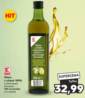 Kaufland Oliwa z oliwek 100% 750ml oferta