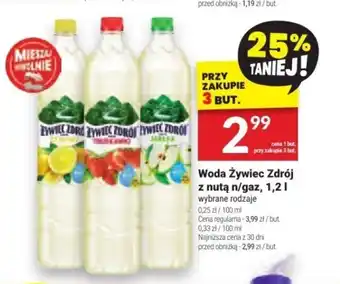 Twój Market Woda Żywiec Zdrój z nutą n/gaz, 1,2 l oferta