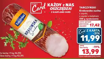 Kaufland TARCZYŃSKI Krakowska sucha 330g oferta