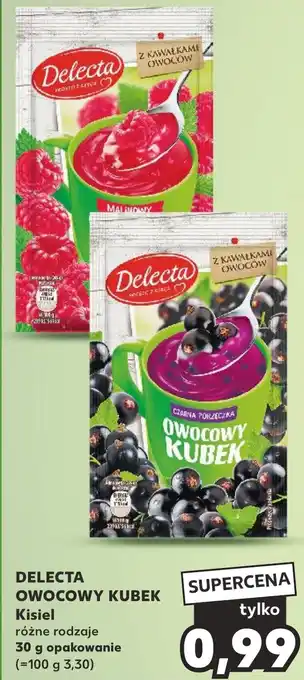 Kaufland DELECTA OWOCOWY KUBEK Kisiel 30g oferta