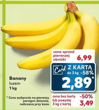 Kaufland Banany 1kg oferta