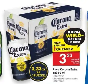 Twój Market Piwo Corona Extra, 6x330 ml oferta