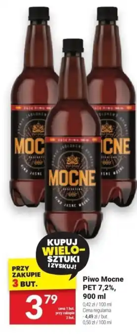 Twój Market Piwo Mocne PET 7,2%, 900 ml oferta