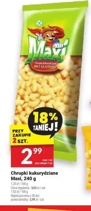 Twój Market Chrupki kukurydziane Maxi, 240 g oferta