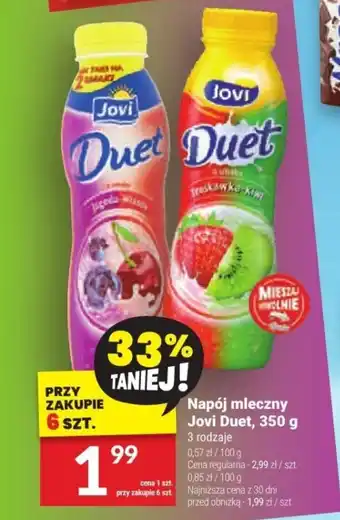 Twój Market Napój mleczny Jovi Duet, 350 g oferta