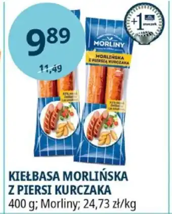 Stokrotka Optima KIEŁBASA MORLIŃSKA Z PIERSI KURCZAKA Morliny 400g oferta