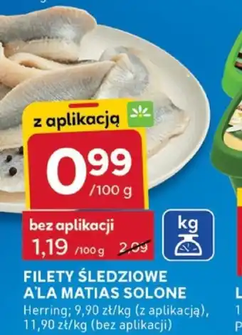 Stokrotka Optima FILETY ŚLEDZIOWE A'LA MATIAS SOLONE Herring 100g oferta