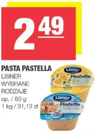 Spar PASTA PASTELLA LISNER 80g oferta