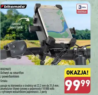 ALDI Rowerowy uchwyt na smartfon Bikemate oferta