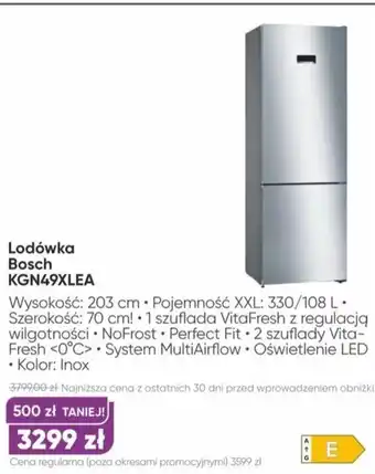 Max Elektro Lodówka Bosch oferta