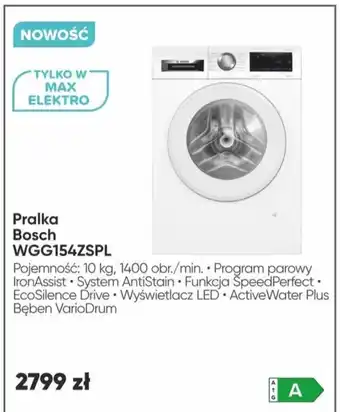 Max Elektro Pralka Bosch oferta