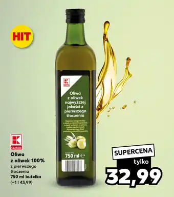 Kaufland Oliwa z oliwek 100% 750ml oferta