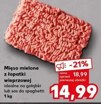 Kaufland Mięso mielone z łopatki wieprzowej 1 kg oferta