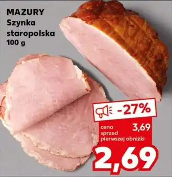 Kaufland MAZURY Szynka staropolska 100 g oferta