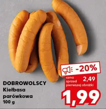 Kaufland DOBROWOLSCY Kiełbasa parówkowa 100 g oferta