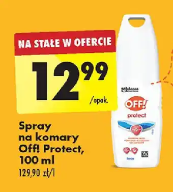 Biedronka Spray na komary Off! Protect, 100 ml oferta