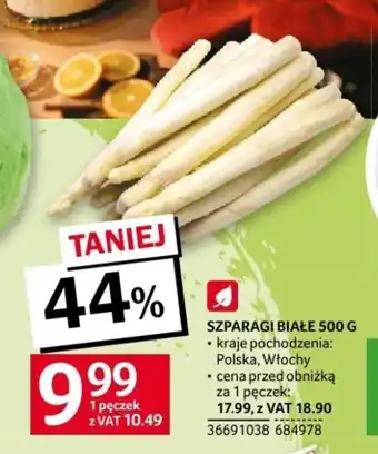 Selgros SZPARAGI BIAŁE 500 G oferta