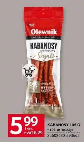 Selgros KABANOSY 105 G oferta
