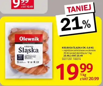 Selgros KIEŁBASA ŚLĄSKA 1 kg oferta