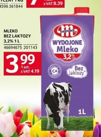 Selgros MLEKO BEZ LAKTOZY 3,2% 1 L oferta