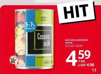 Selgros MLECZKO KOKOSOWE 400 ML oferta