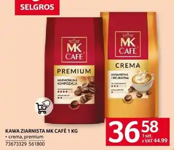 Selgros KAWA ZIARNISTA MK CAFÉ 1 KG oferta