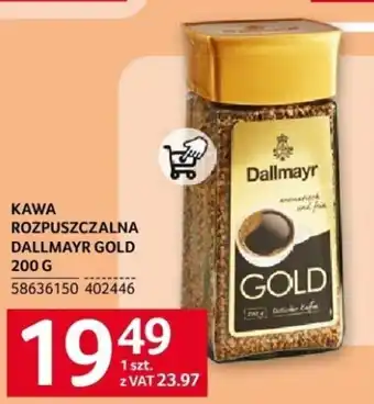 Selgros KAWA ROZPUSZCZALNA DALLMAYR GOLD 200g oferta