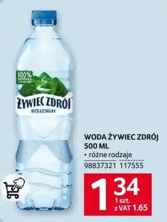 Selgros WODA ŻYWIEC ZDRÓJ 500ml oferta