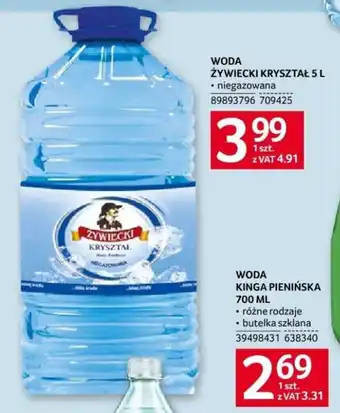 Selgros WODA ŻYWIECKI KRYSZTAŁ 5 L oferta