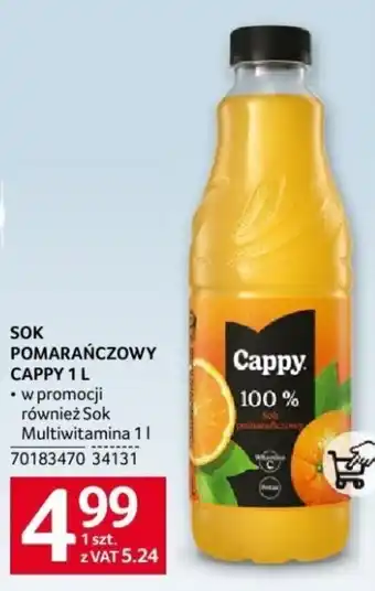 Selgros SOK POMARAŃCZOWY CAPPY 1 L oferta