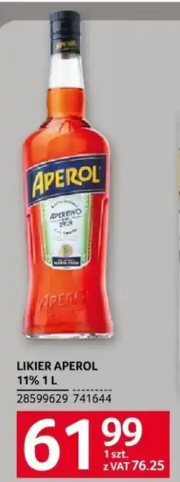 Selgros LIKIER APEROL 11% 1L oferta