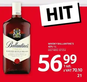 Selgros WHISKY BALLANTINE'S 40% 1L oferta