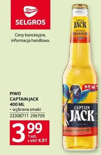Selgros CAPTAIN JACK 400 ML oferta