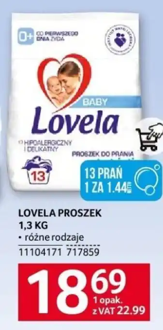 Selgros LOVELA PROSZEK 1,3kg oferta