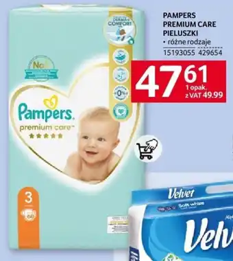 Selgros PAMPERS PREMIUM CARE PIELUSZKI oferta