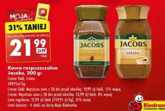 Biedronka Kawa rozpuszczalna Jacobs 200 g oferta