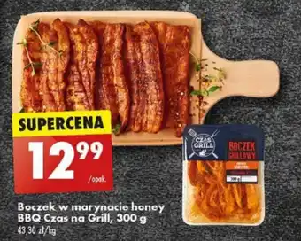 Biedronka Boczek w marynacie honey BBQ Czas na Grill 300 g oferta