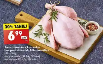 Biedronka Świeża tuszka z kurczaka bez podrobów kl. A Kraina Mięs 1kg oferta