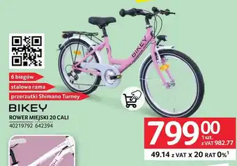 Selgros Rower miejski Bikey oferta