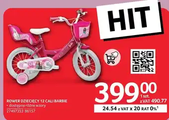 Selgros Rower dziecięcy Barbie oferta