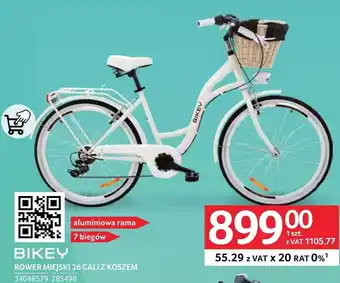 Selgros Rower miejski Bikey oferta