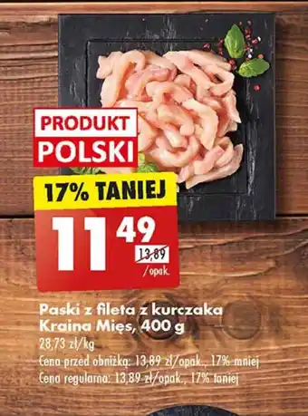 Biedronka Filet z kurczaka Kraina Mięs oferta