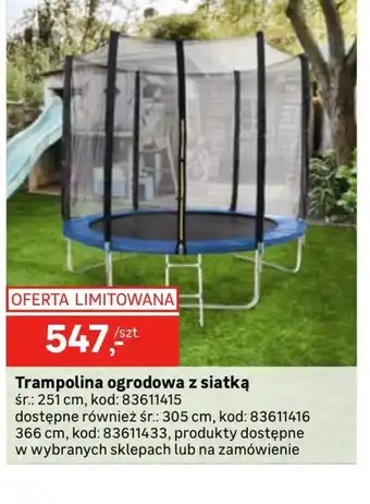 Leroy Merlin Trampolina ogrodowa oferta