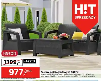 Leroy Merlin Zestaw mebli ogrodowych oferta