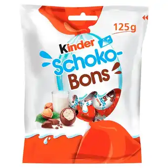 Kaufland Kinder Schoko-Bons Czekoladki z mlecznej czekolady z nadzieniem mlecznym i orzechami 125 g oferta